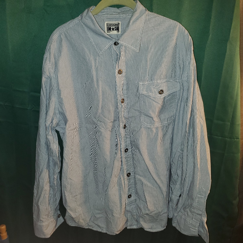 Converse Stripped Button Down